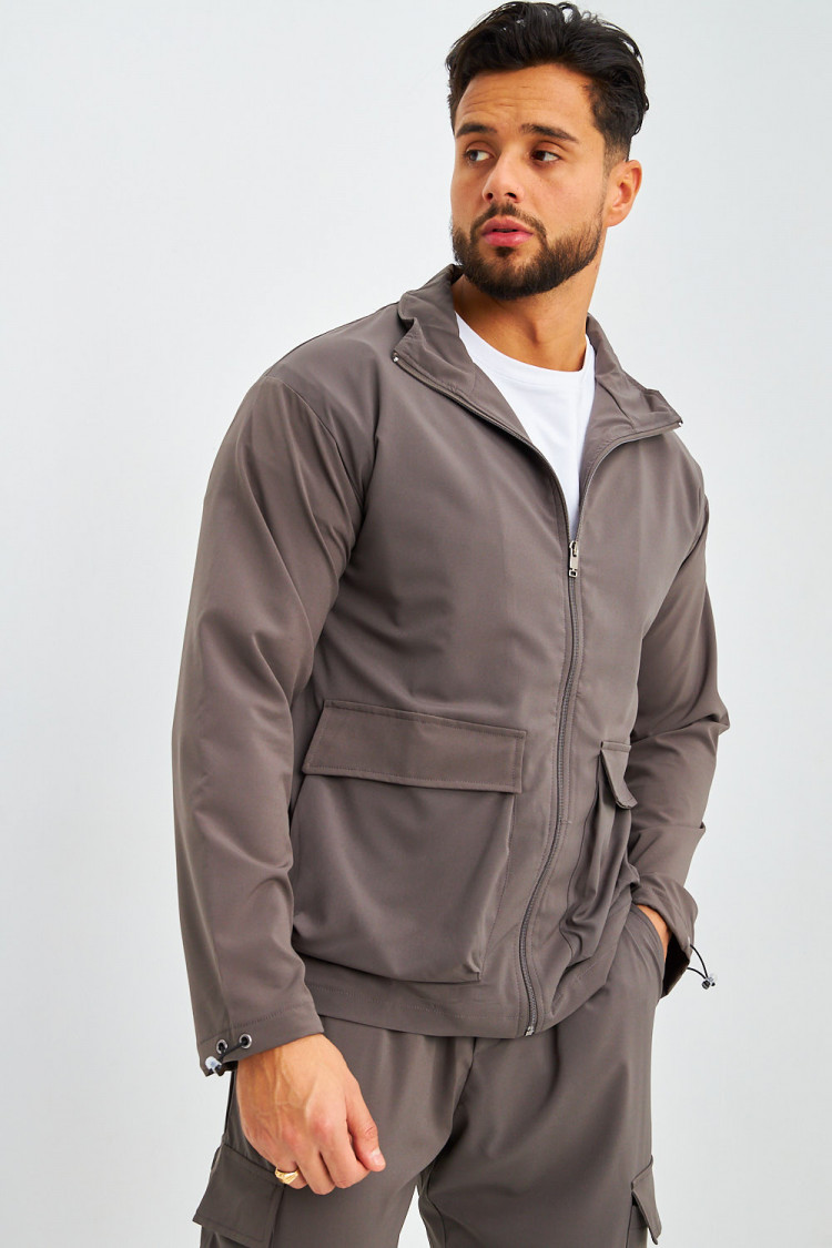 Ensemble veste et pantalon gris