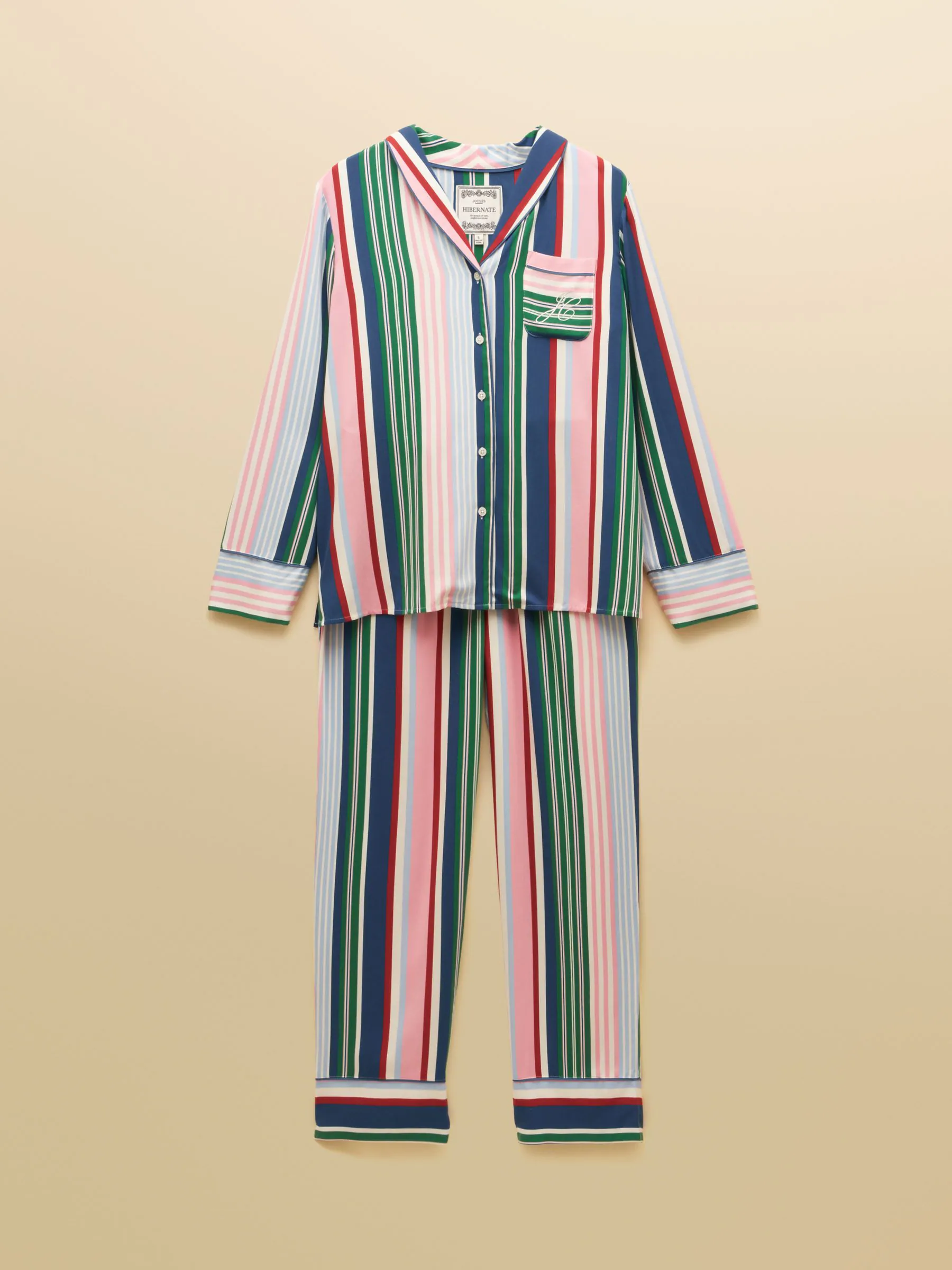 Meerdere strepen - Joules Alma Woven Pyjama Set