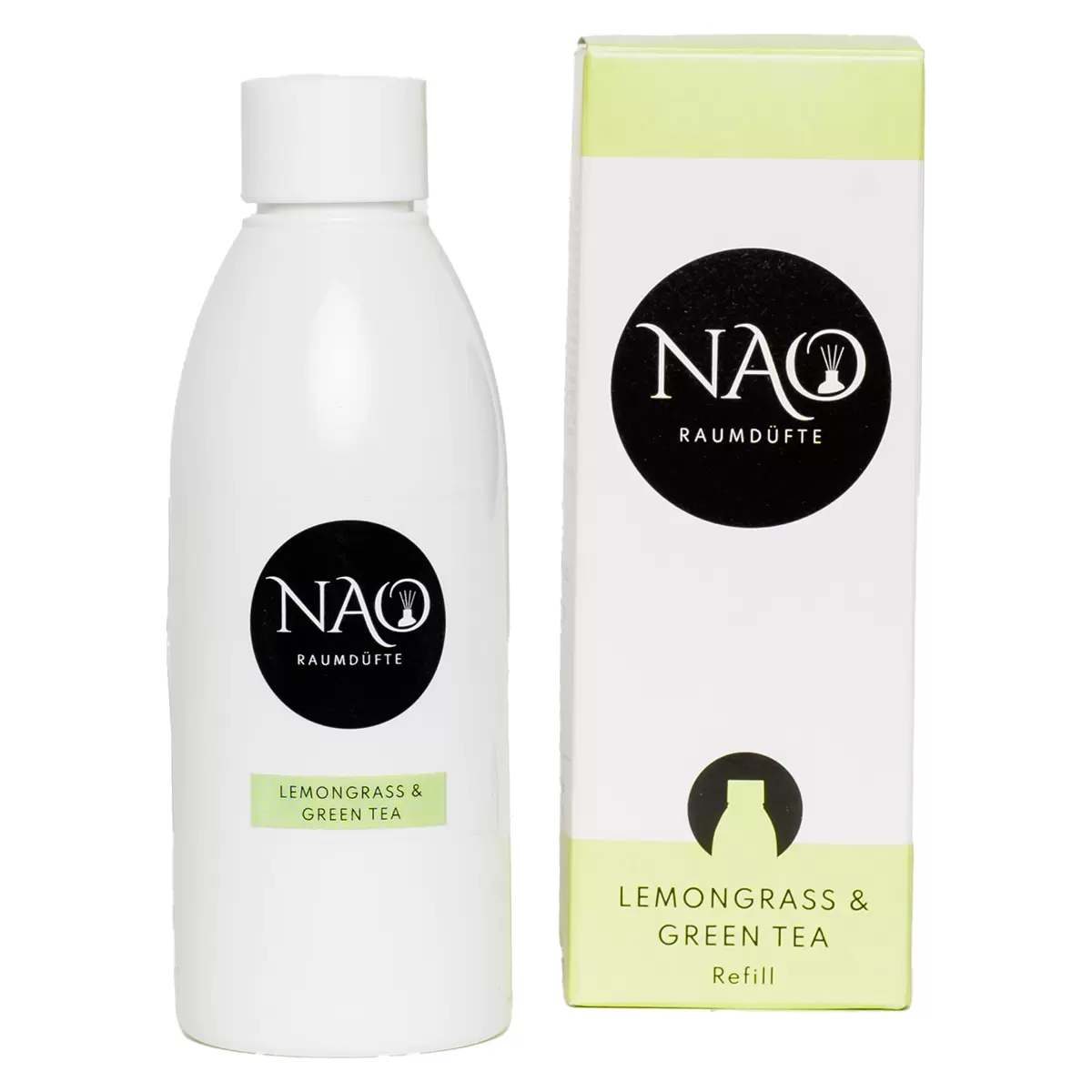 Nachfüllflasche Lemongras&Tea NAO grün