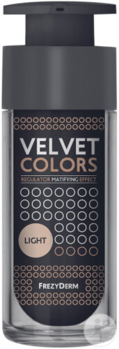 Frezyderm Make-Up Velvet Colors Fond De Teint Light Flacon Pompe 30ml
