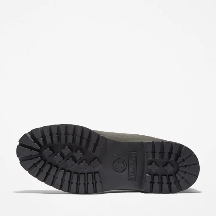 Bota de inverno impermeável Timberland Premium de 6 polegadas para homem, na cor preta.