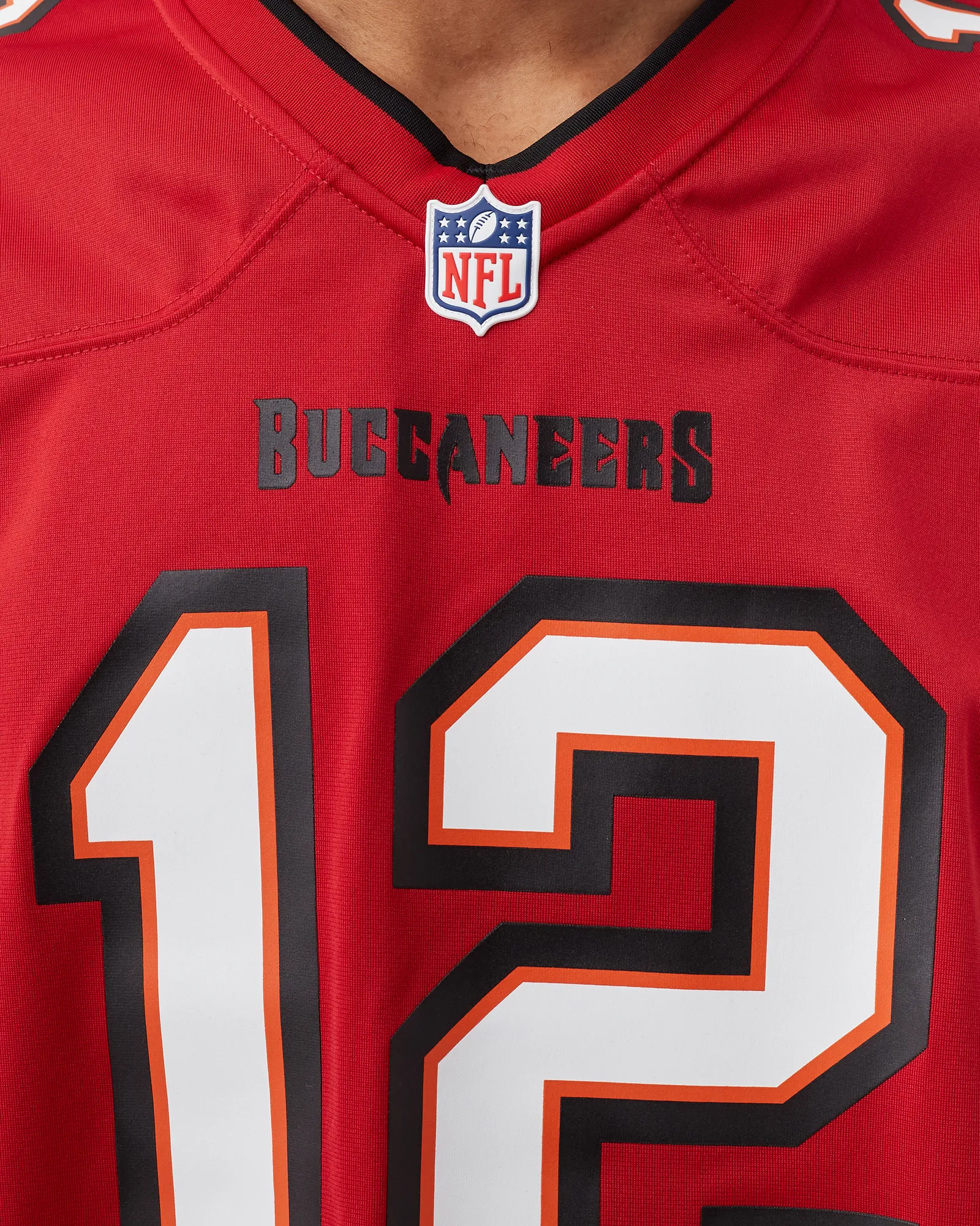 Camisa oficial Nike NFL Tampa Bay Buccaneers Tom Brady 12 para jogos em casa