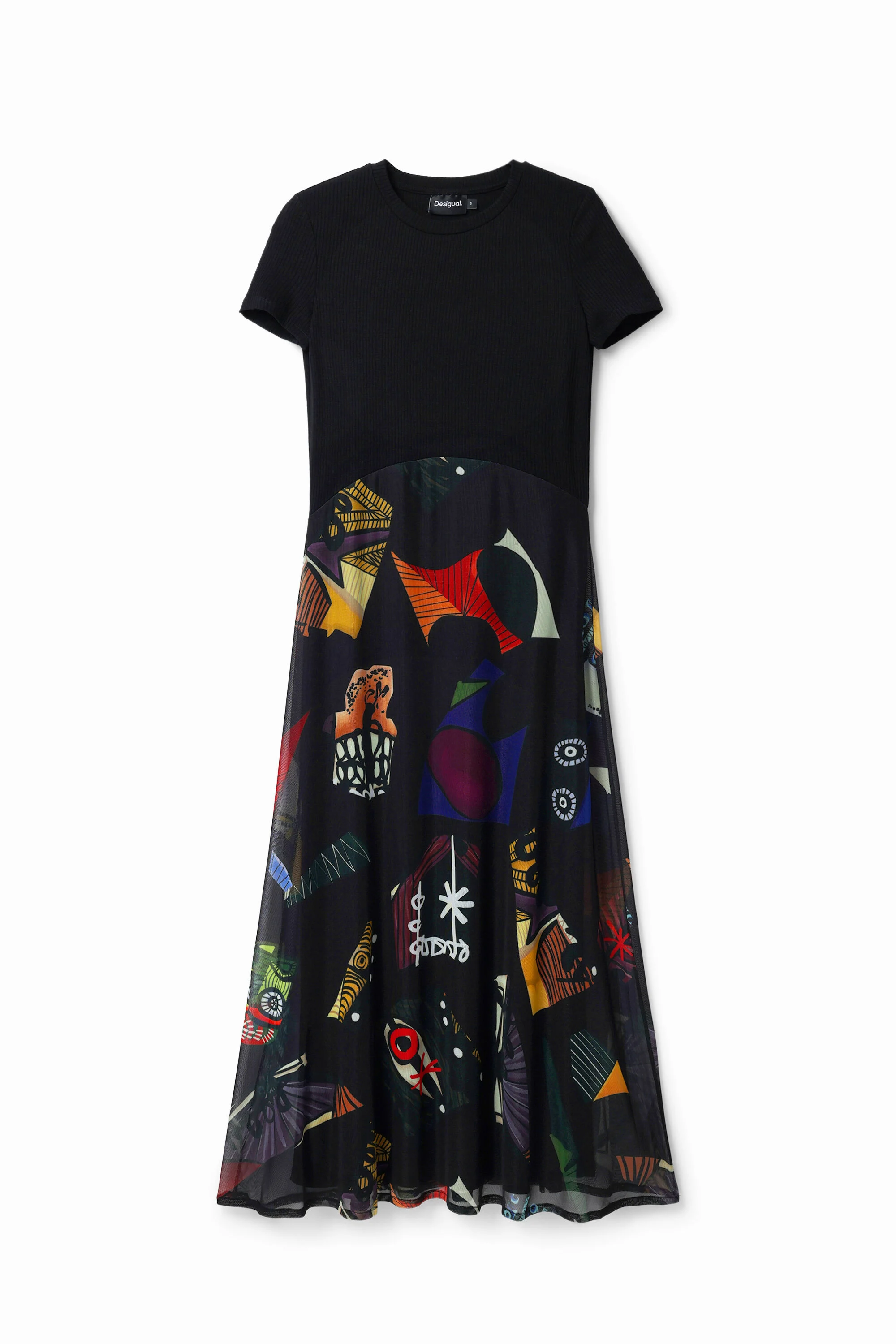 Vestido midi combinado M. Christian Lacroix