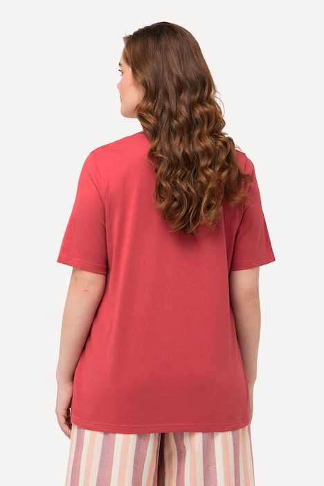 T-Shirts, 2er-Pack, V-Ausschnitt, Halbarm, Biobaumwolle