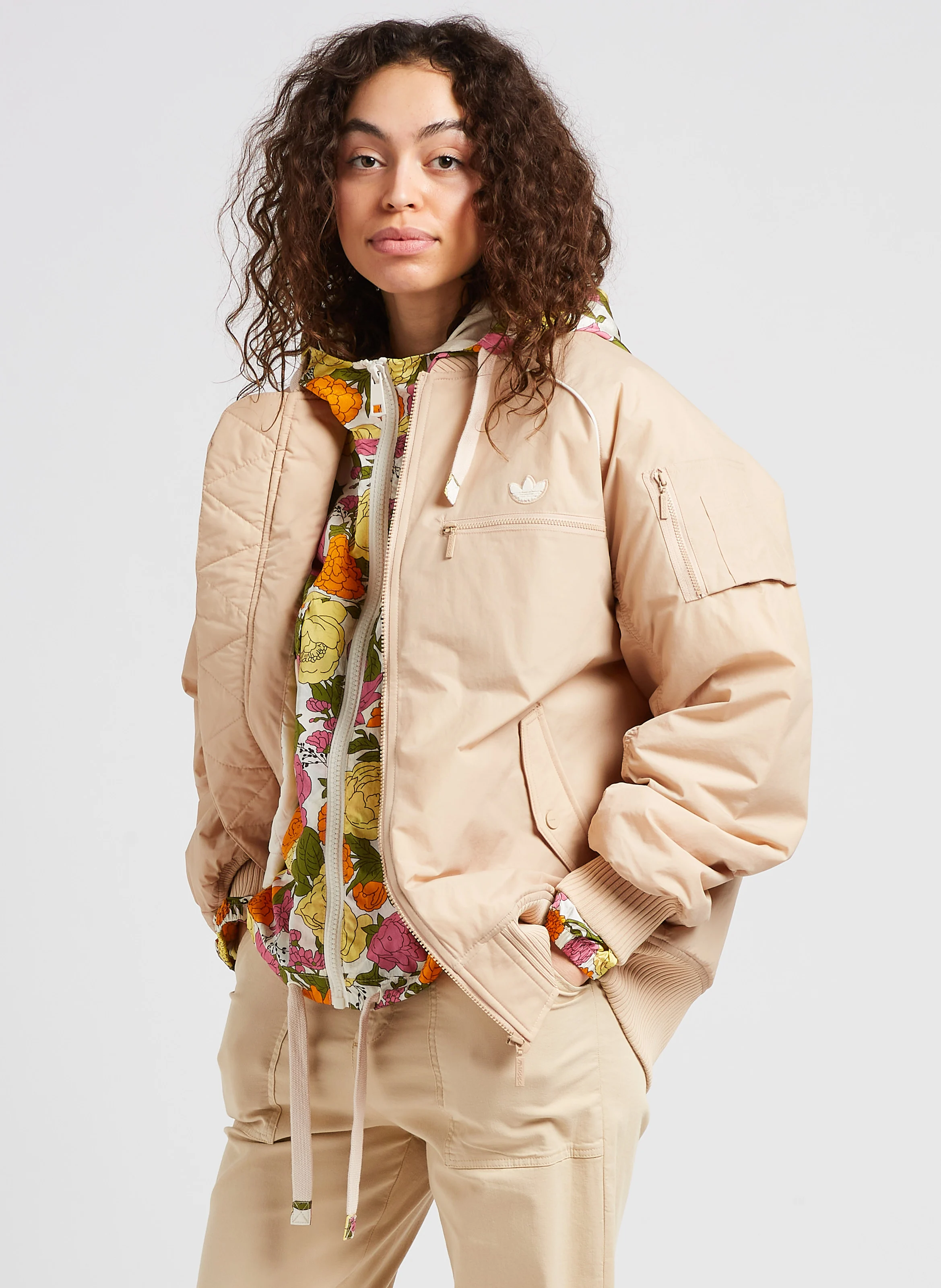 Bomber oversize| Beige