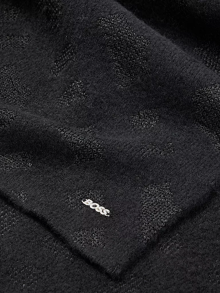 BOSS Schal schwarz