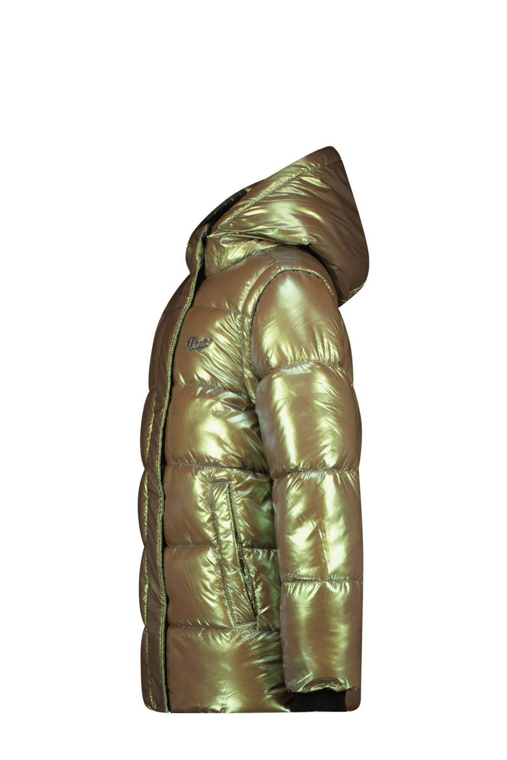 Vingino gewatteerde winterjas Telissa groen metallic