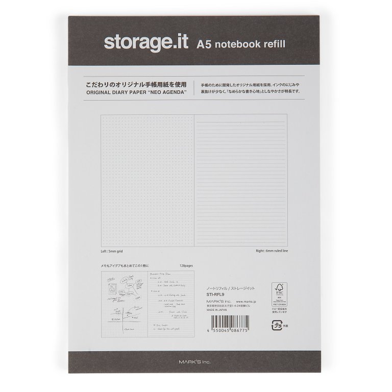 Mark's Notizbuch, Refill f. Einband Storage.it