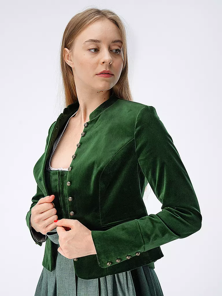 GOTTSEIDANK Trachten Blazer BARBARA  dunkelgrün