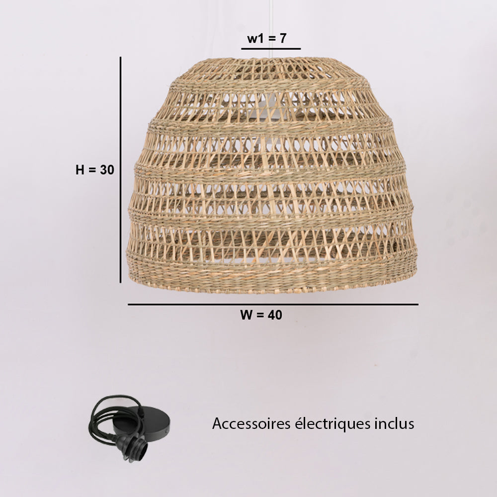 Abat-jour pour suspension - marin - herbier - cezare - ø40cm