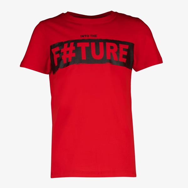 Unsigned kinder T-shirt met zwarte tekstopdruk
