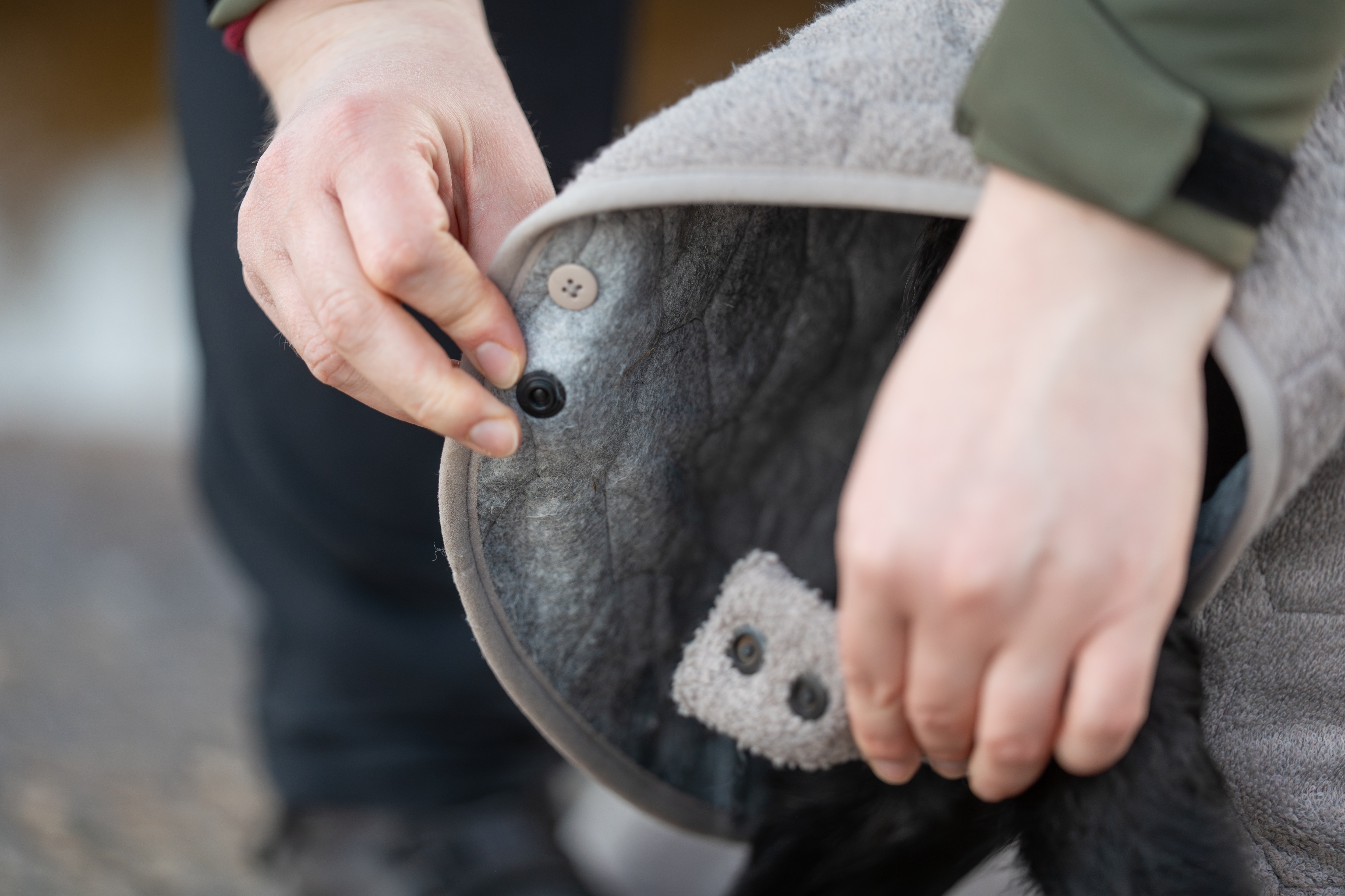 Kjøp Non-Stop Dogwear drying coat fra Hekta på tur!