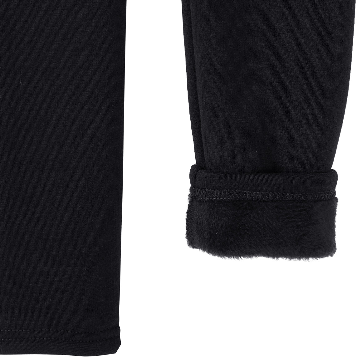 Topolino Mädchen Thermo-Leggings unifarben schwarz