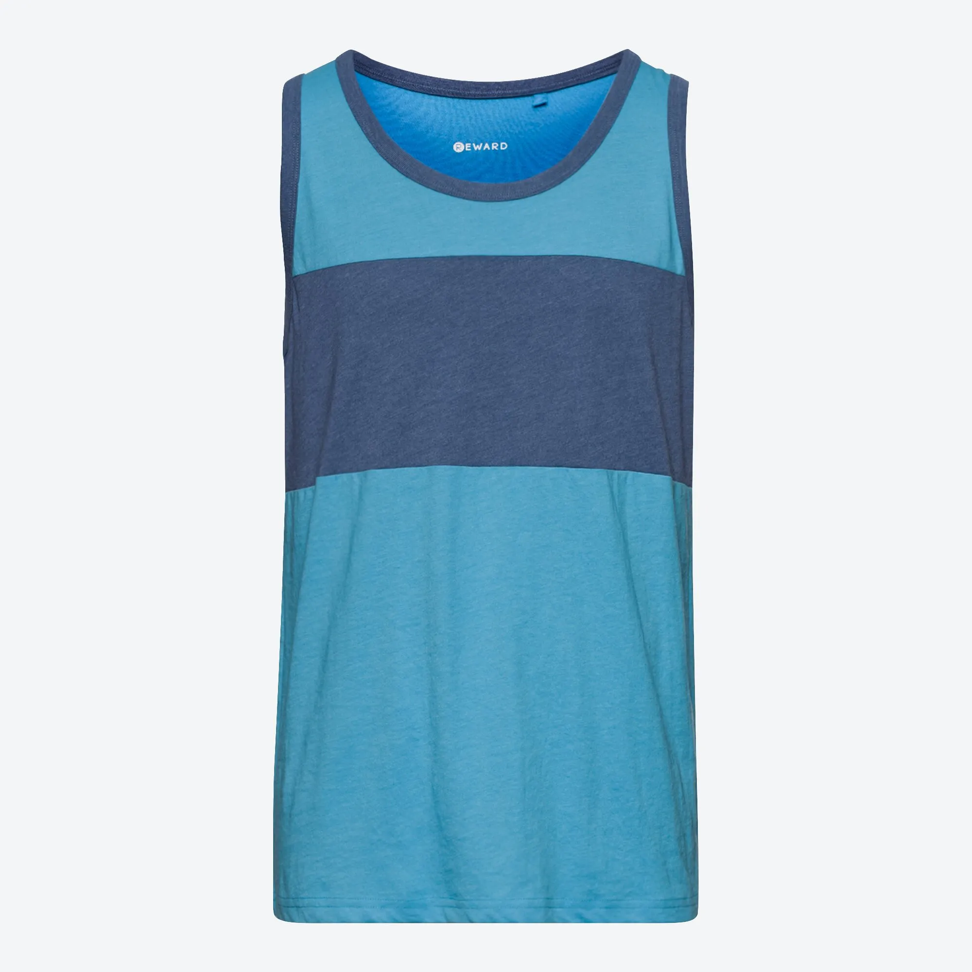 Herren-Muskelshirt in Colourblocking-Design