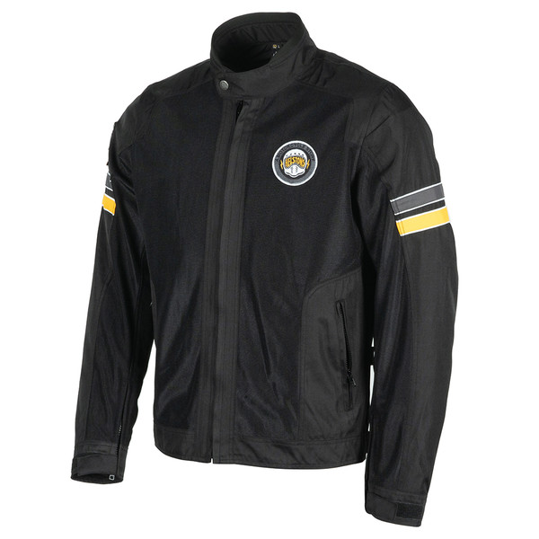 Helstons - Blouson Elron tissu mesh Noir