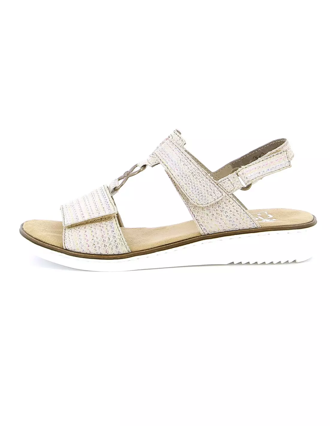 RIEKER 63687 - Sandales & nu-pieds Beigemulti