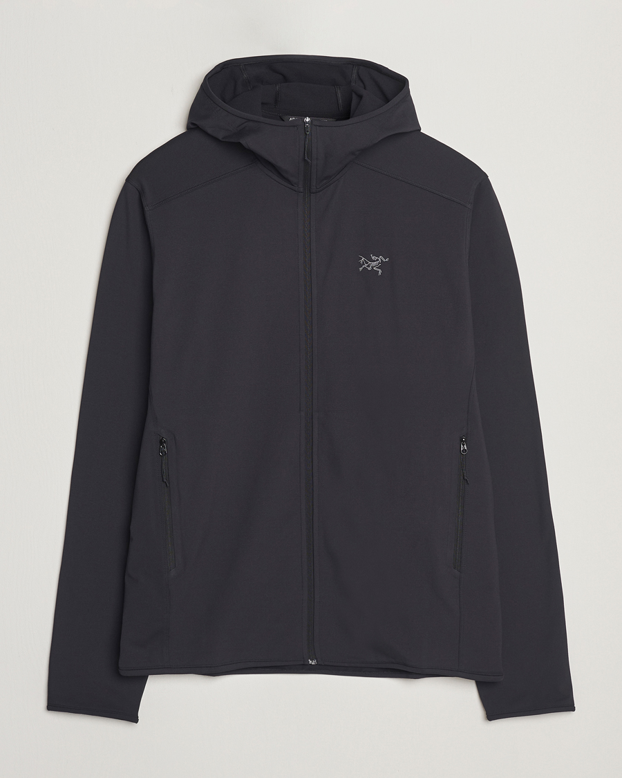 Arc'teryx Kyanite Lightweight Full Zip Hoodie Black