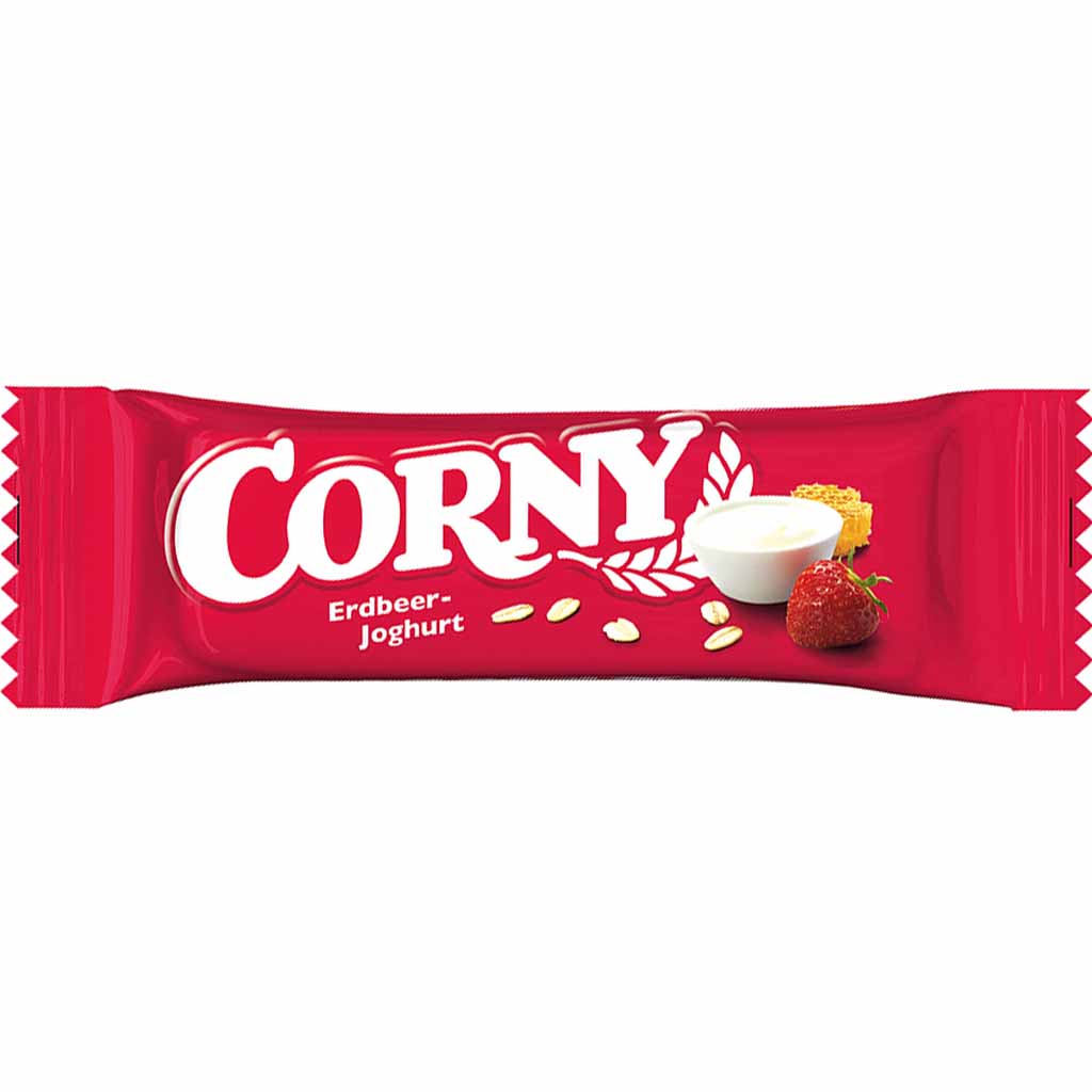 Corny Erdbeer-Joghurt 100x25g=2,5kg MHD:29.11.25