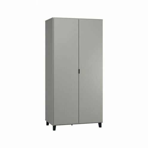 Armoire 2 portes SIMPLE Gris - VOX