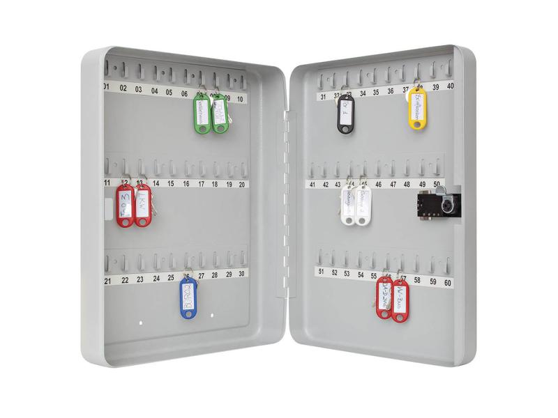WEDO Schlüsselschrank mit Zahlenschloss, 60 Schlüssel Schlüsselschrank