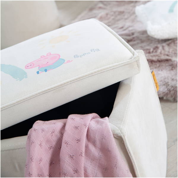 robaroba   Kinderhocker Peppa Pig mit Aufbewahrungsfunktion