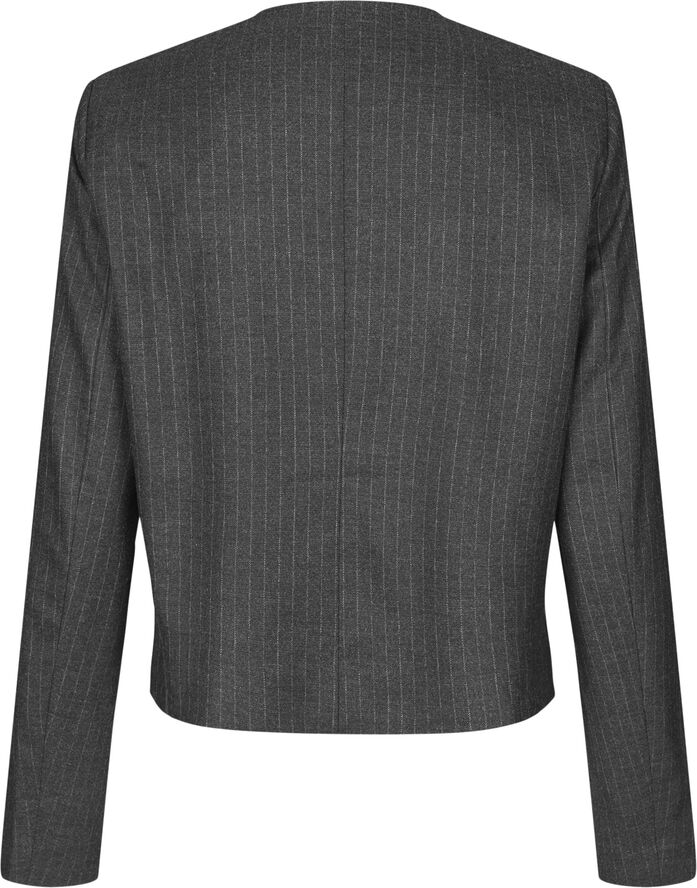 Second Female Wake Tailored Jacket Dark grey melange