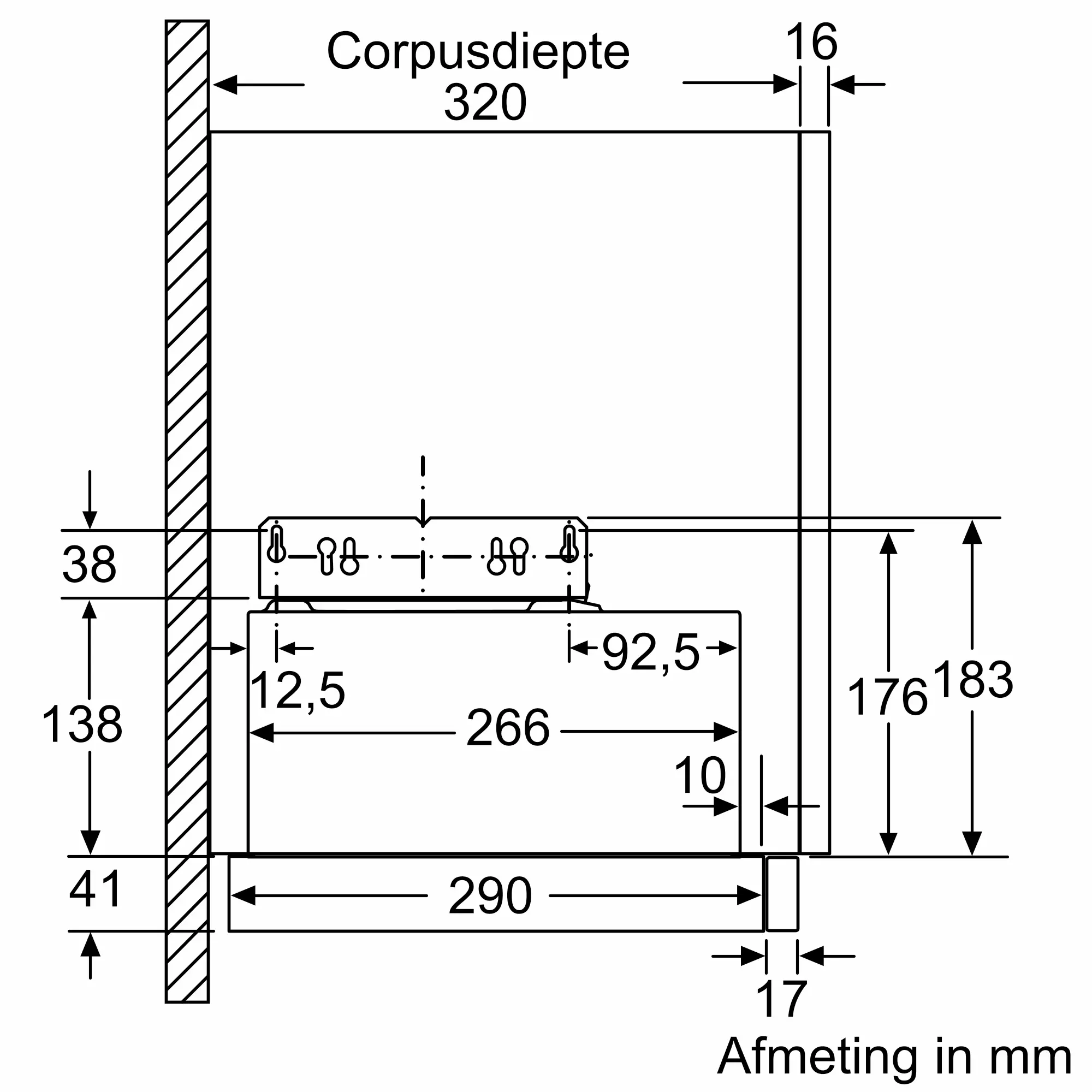 Serie 2 Vlakscherm afzuigkappen 60 cm Zilver metallic