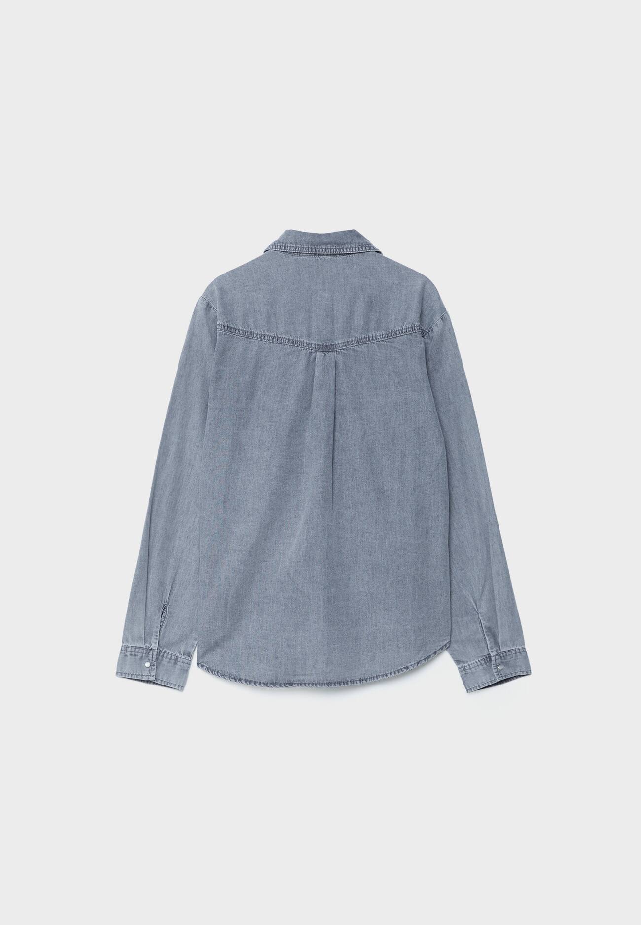 Camisa jeans de corte regular