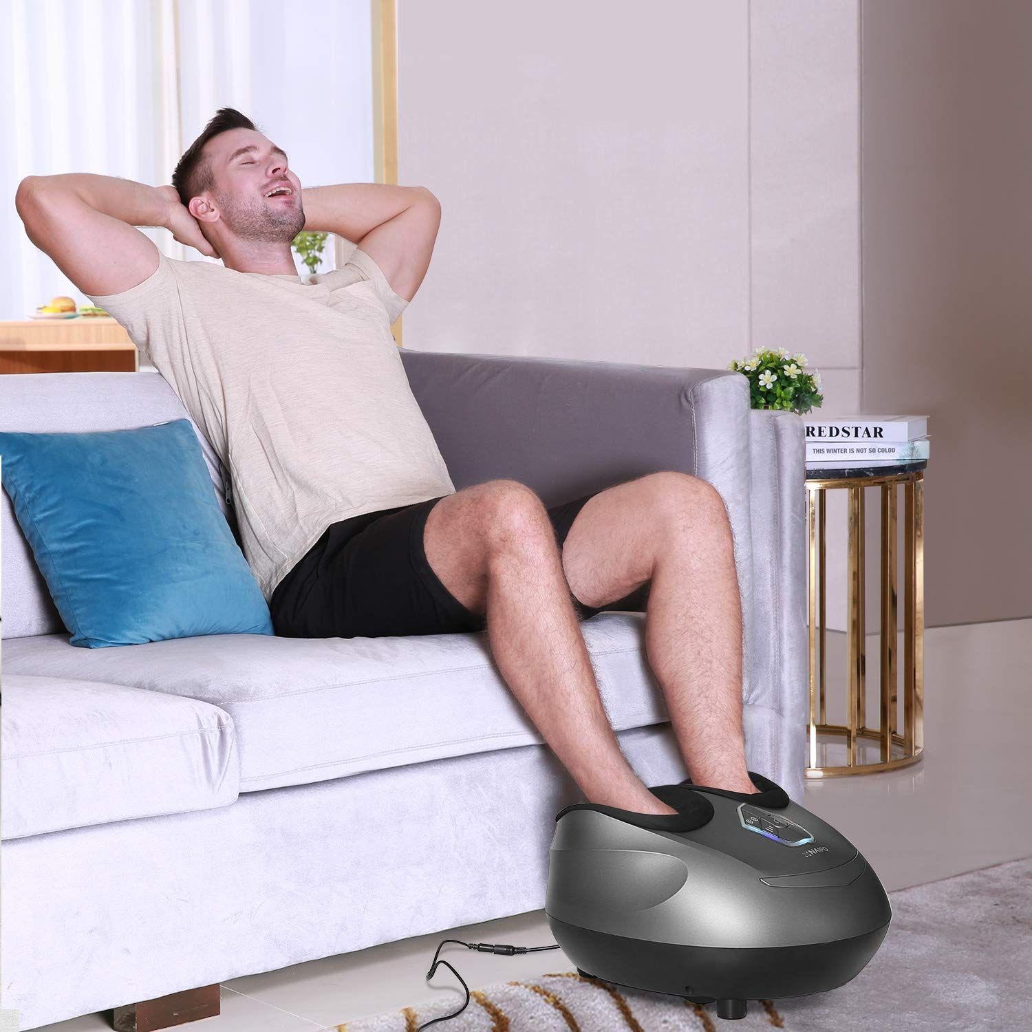 NAIPO Fußmassagegerät Elektrisch Fußmassage