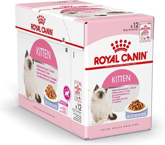 Royal Canin kattenvoer in gelei kitten 85 g 12 stuks