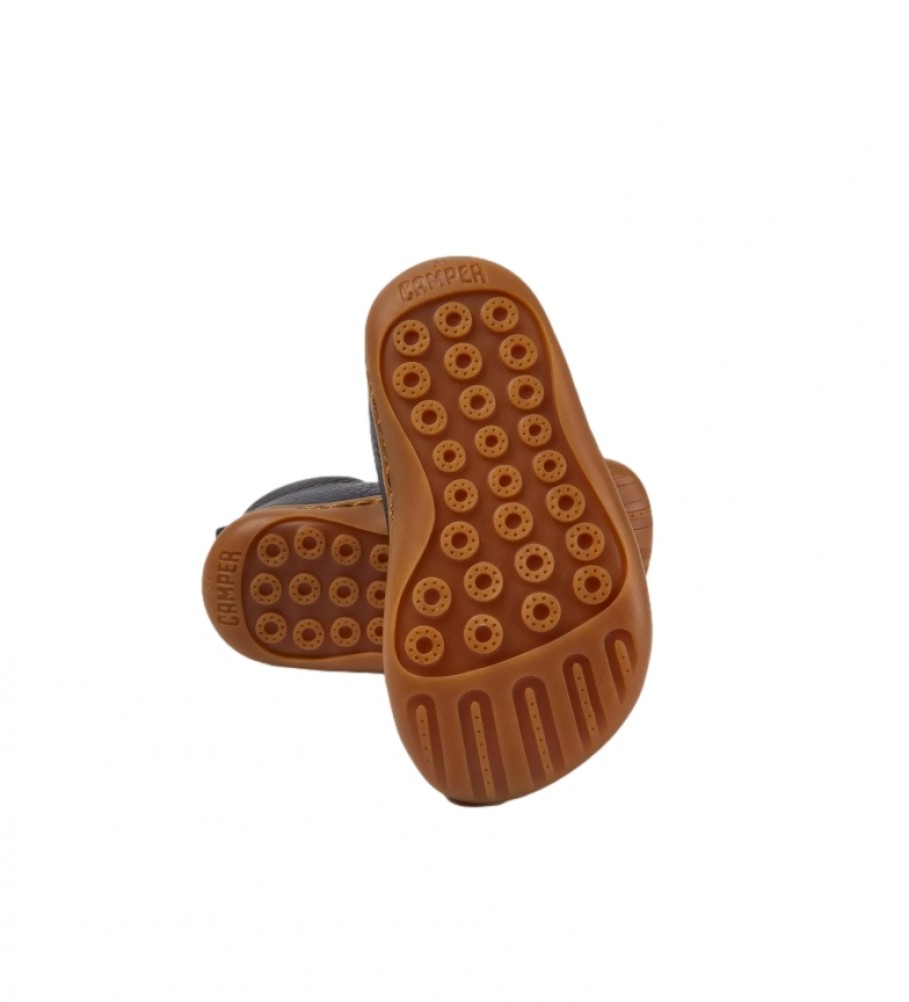 Botas de cano curto Camper Navy Peu em couro