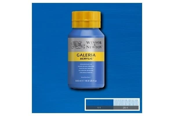 WINSOR Galeria Acrylic 500Ml Cerulean Blue Hue 138