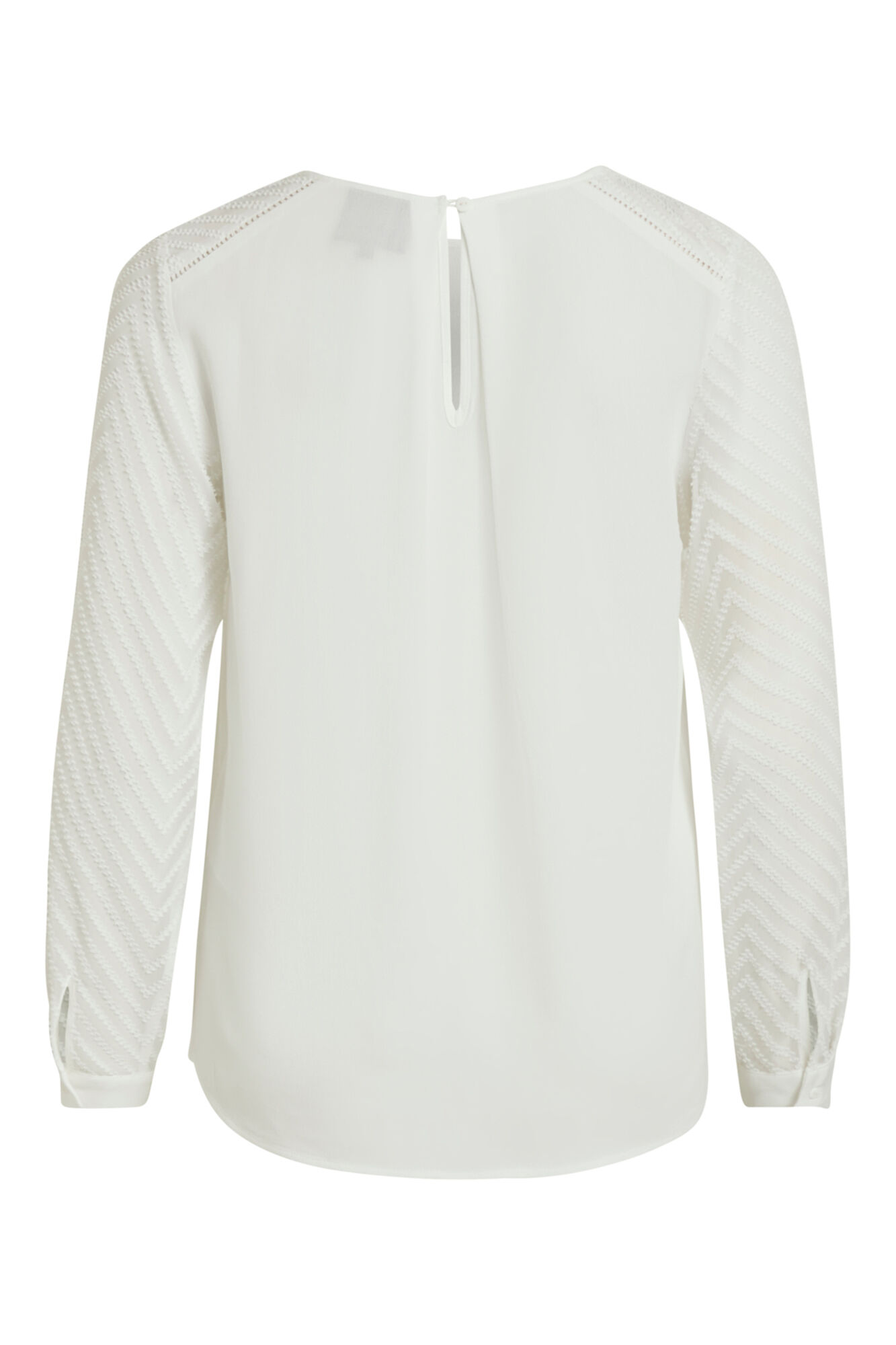 Blusa com mangas fantasia - Branca