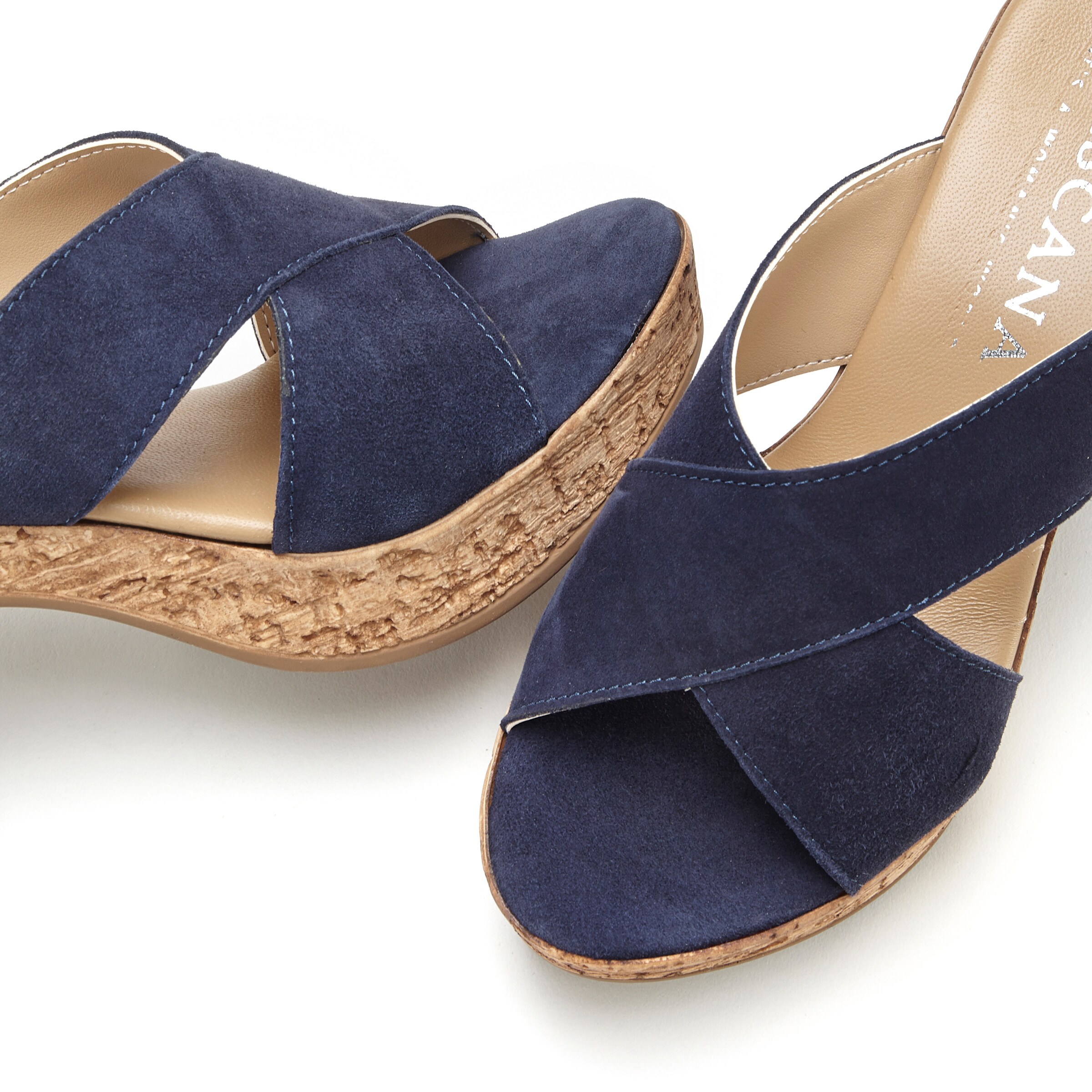 LASCANA Pantolette in blau