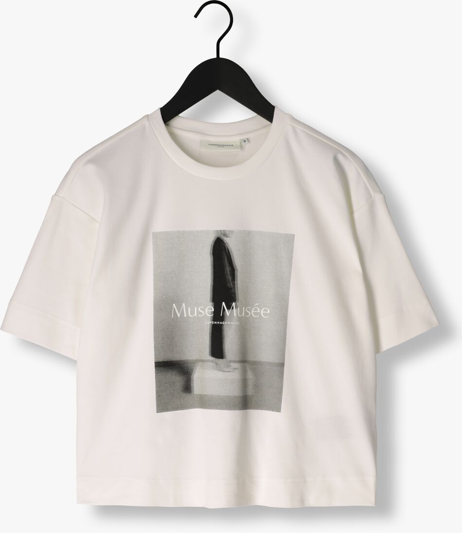 COPENHAGEN MUSE witte copenhagen muse t-shirt cmmuse-tee