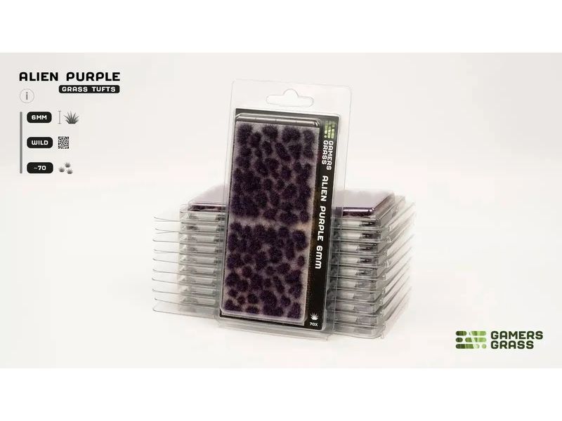 GamersGrass Tufts Wild Alien Purple 6 mm Hochwertige Tufts für den Gelände- und Miniaturenbau
