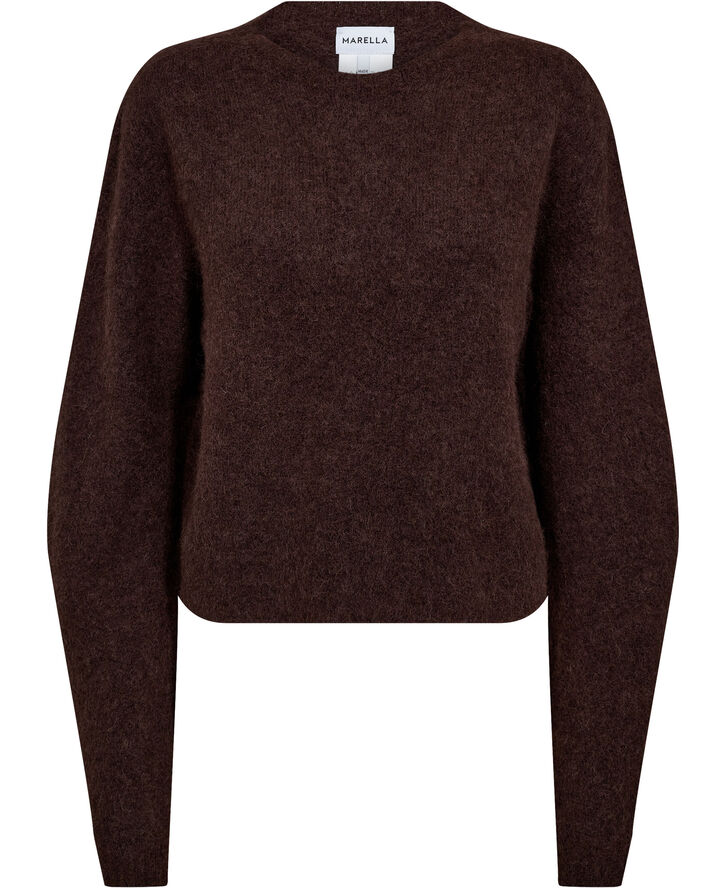 Marella OVIDIO Sweater - Alpaca Wool Blend Brown