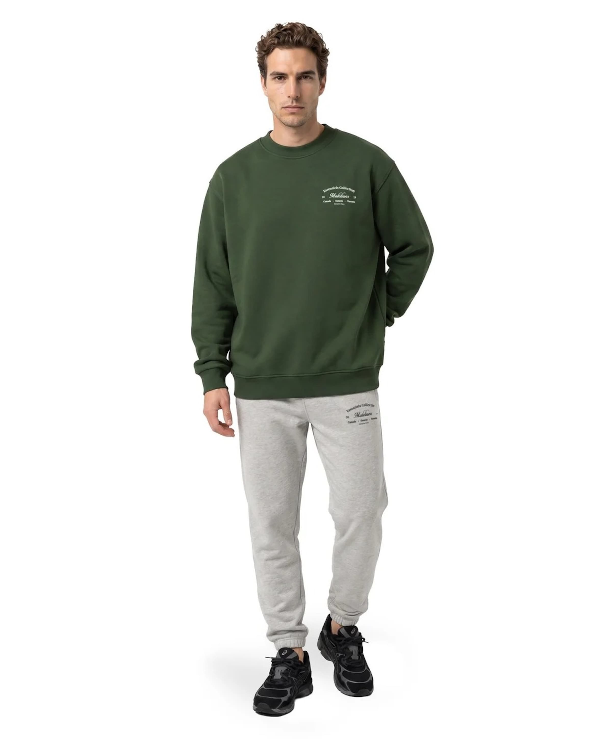 Malelions Heren sweater groen