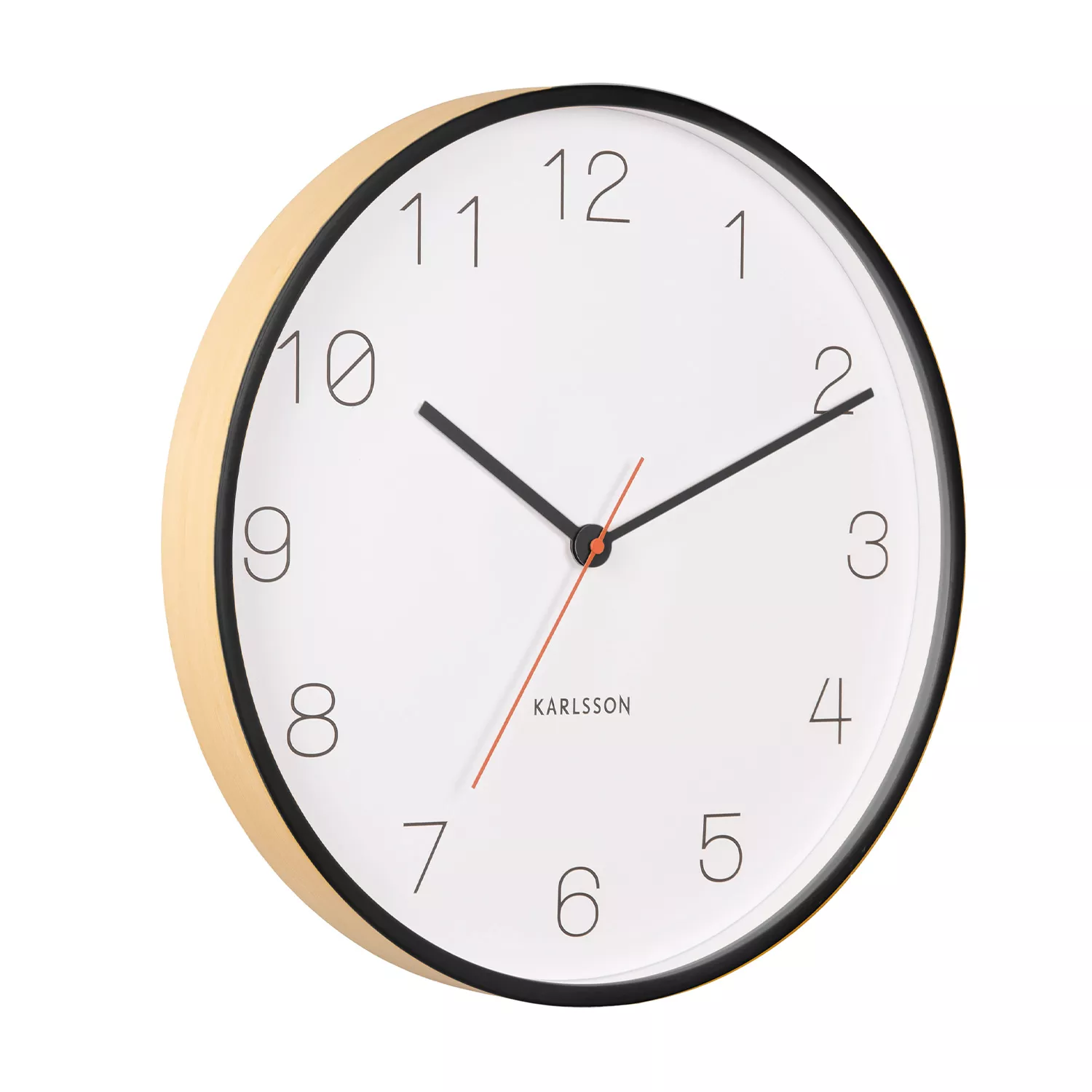 Karlsson Joy Wood Wall Clock Vægur KA5926BK