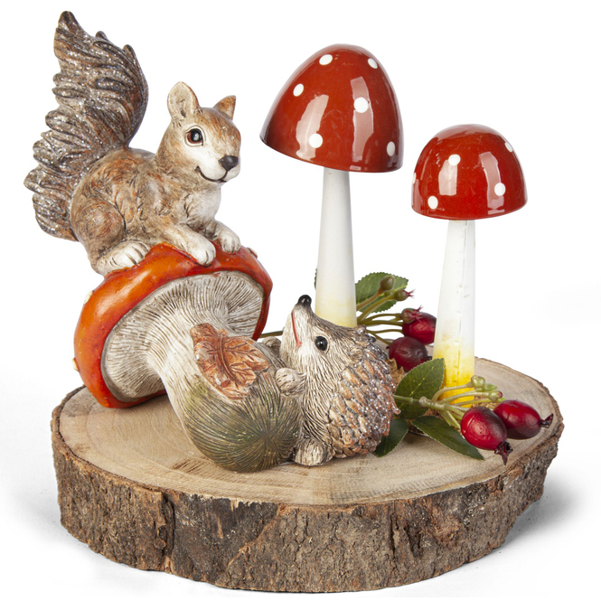 Pilz - aus Polyresin - 15 x 10,5 x 16 cm
