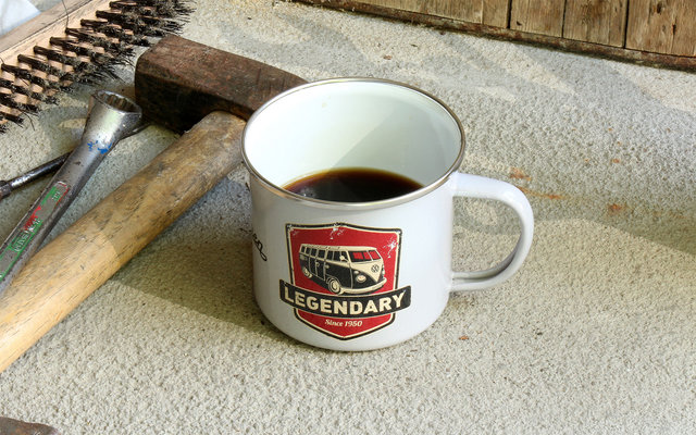 VW Collection T1 Bulli Emaille Tasse 500 ml