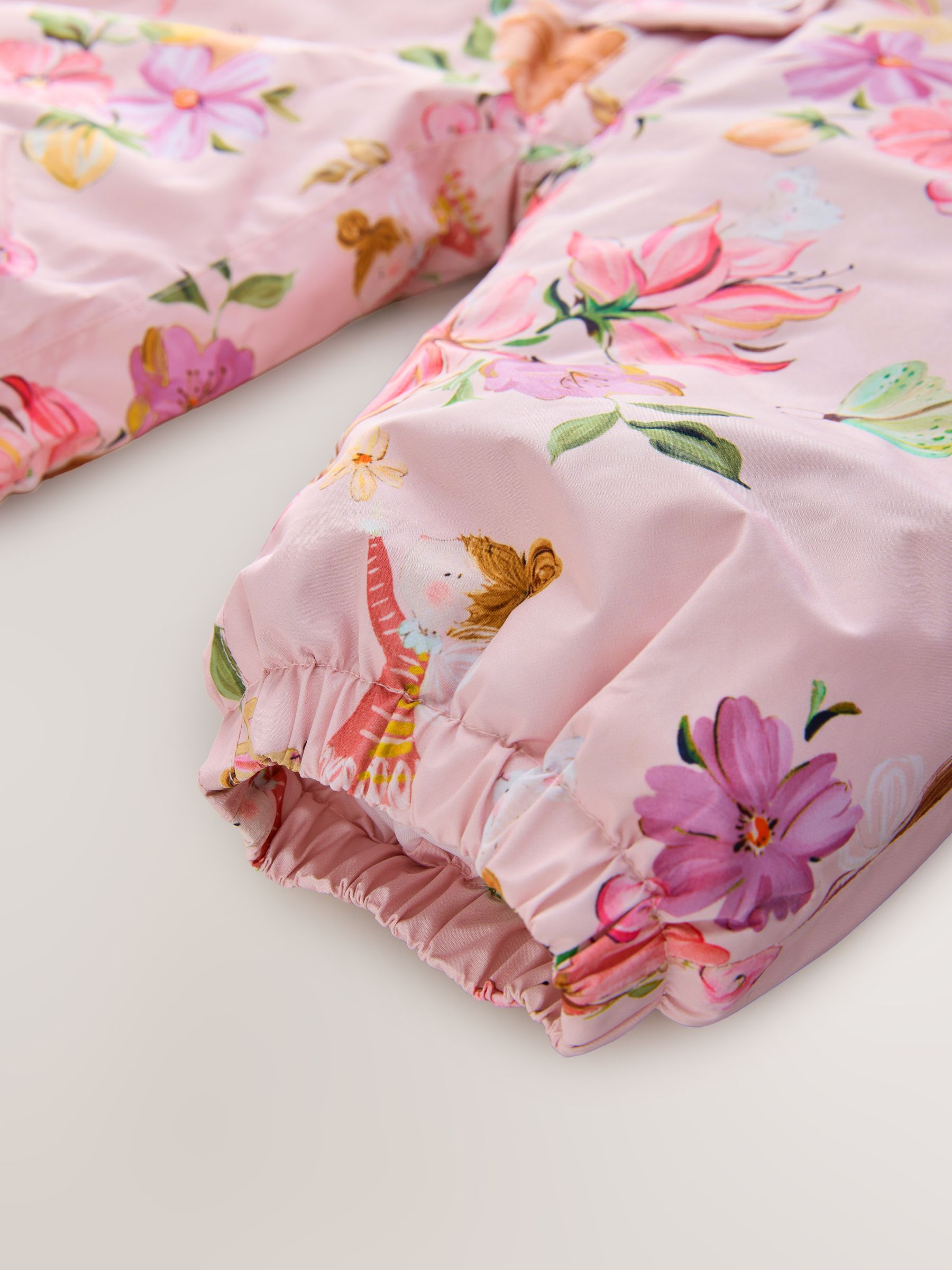Roze met elfjes - Waterdicht sneeuwpak met print (3mnd-7jr)
