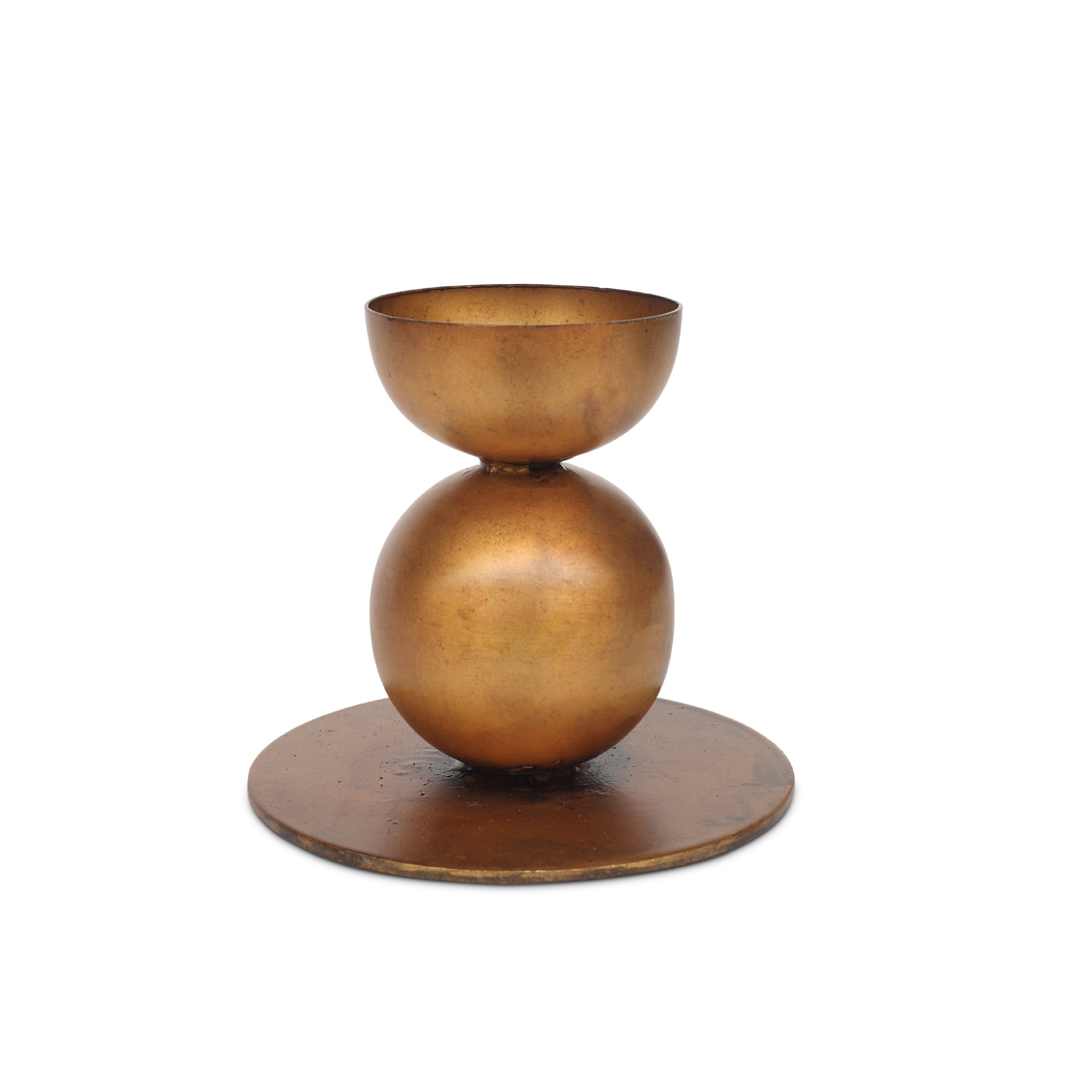 Kerzenständer 'Katun',  Ø 10 cm, H 9 cm von fischer's lagerhaus