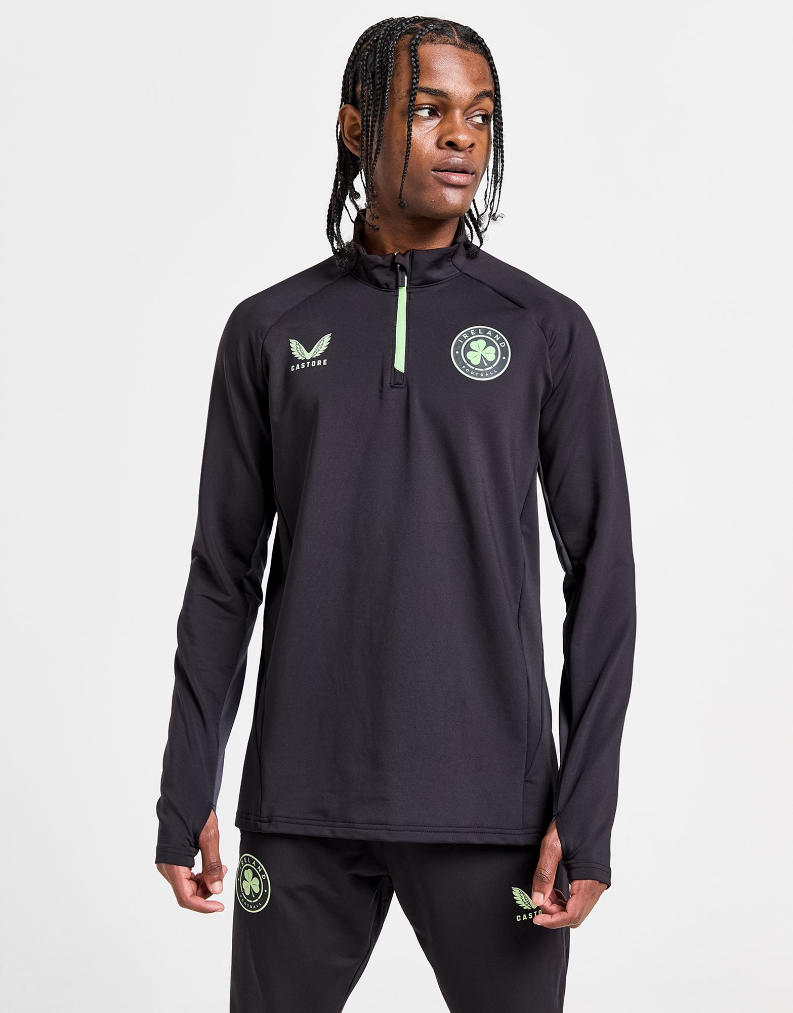 Castore Haut Zippé Irlande Homme