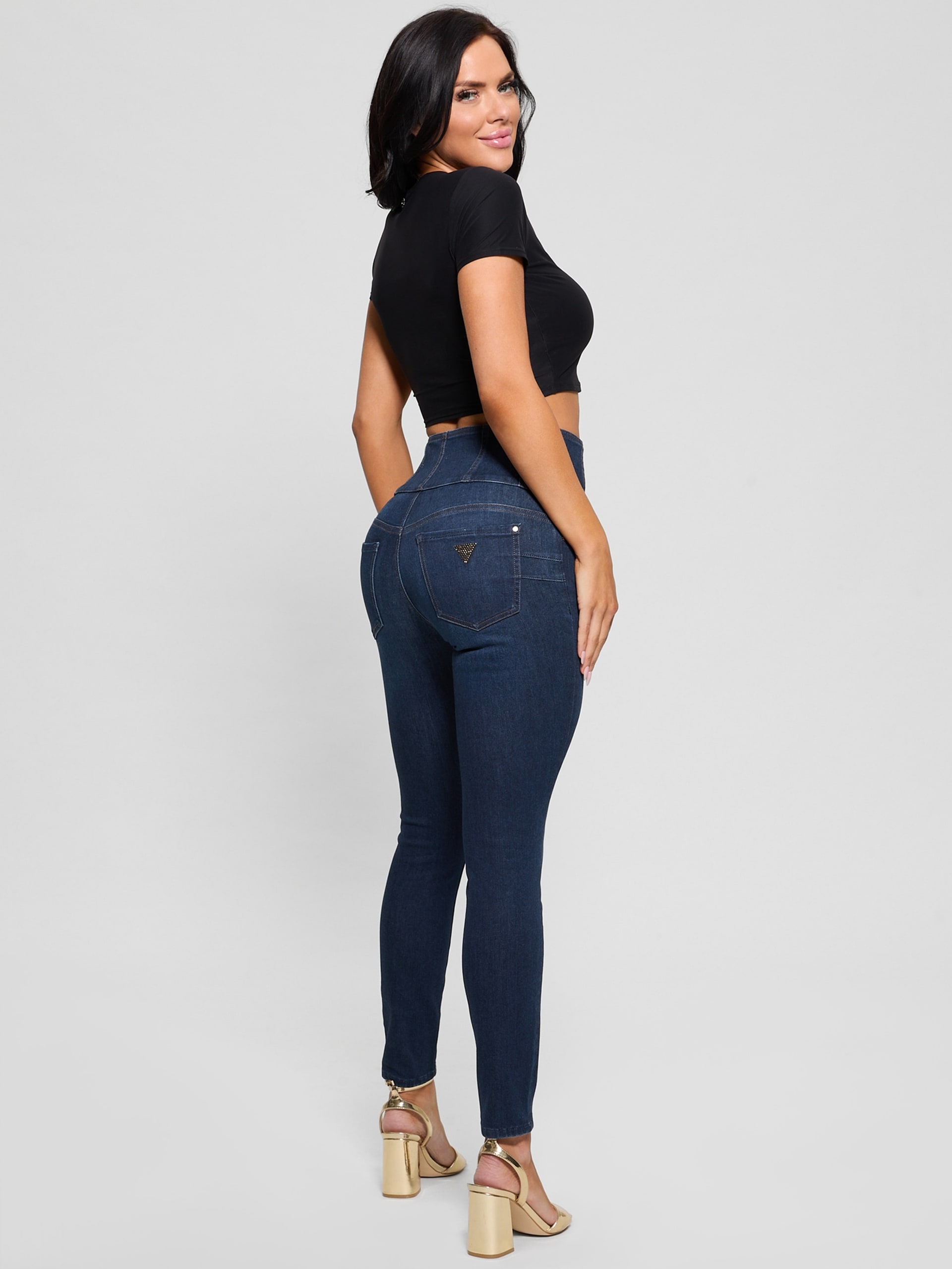 Calça jeans modeladora Eco Corset Shape-Up