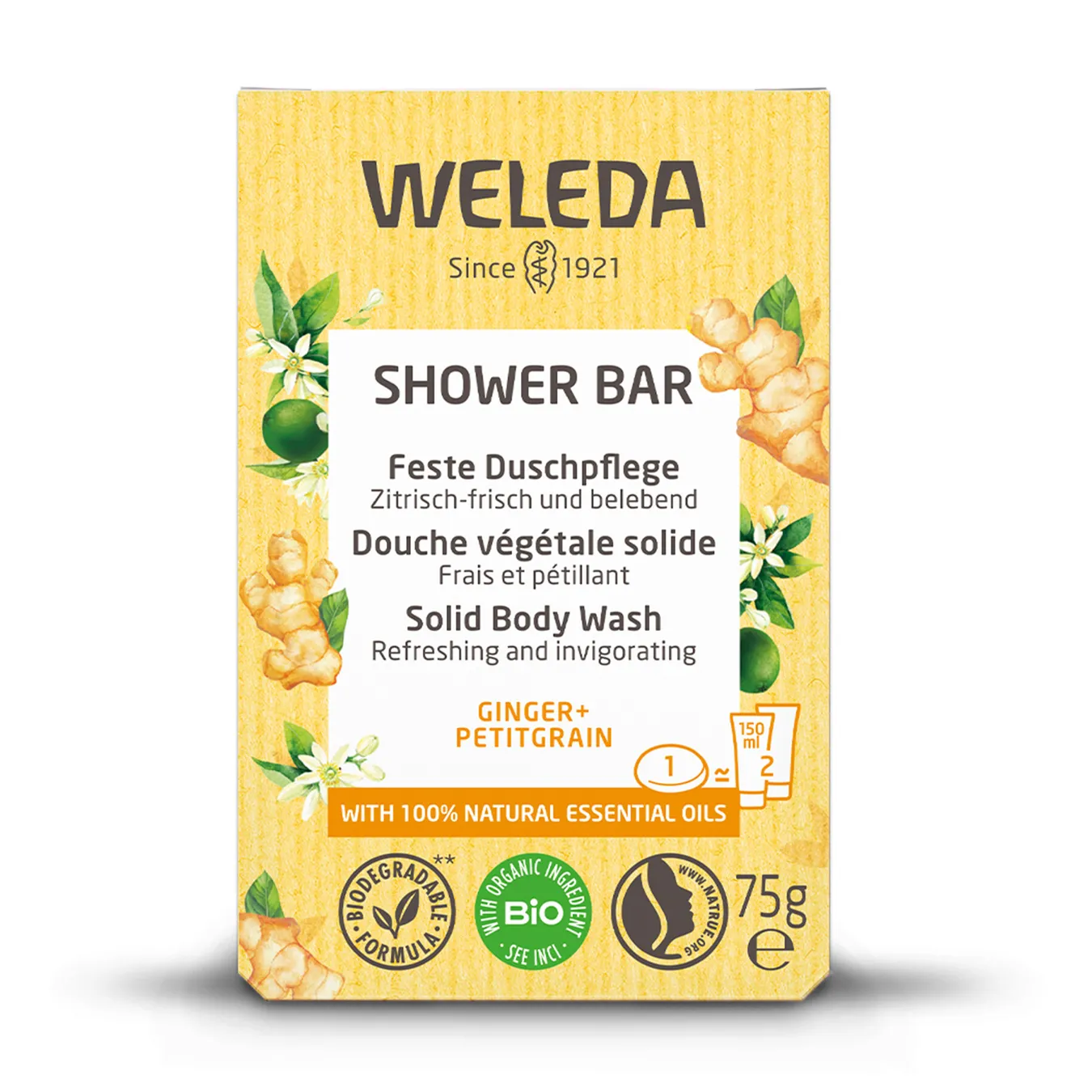 Weleda Shower Bar Lavender Vetiver