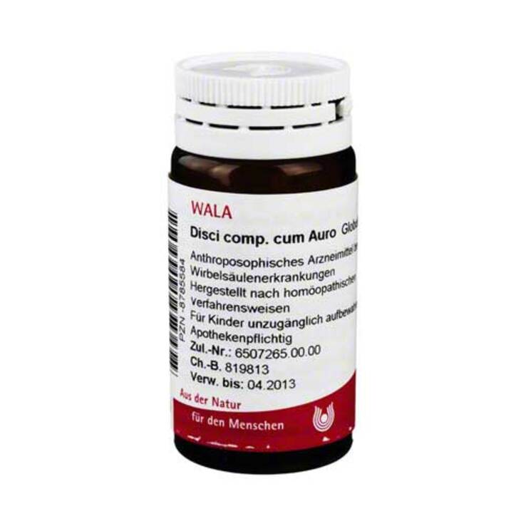 Disci comp. cum Auro Globuli, 20 g