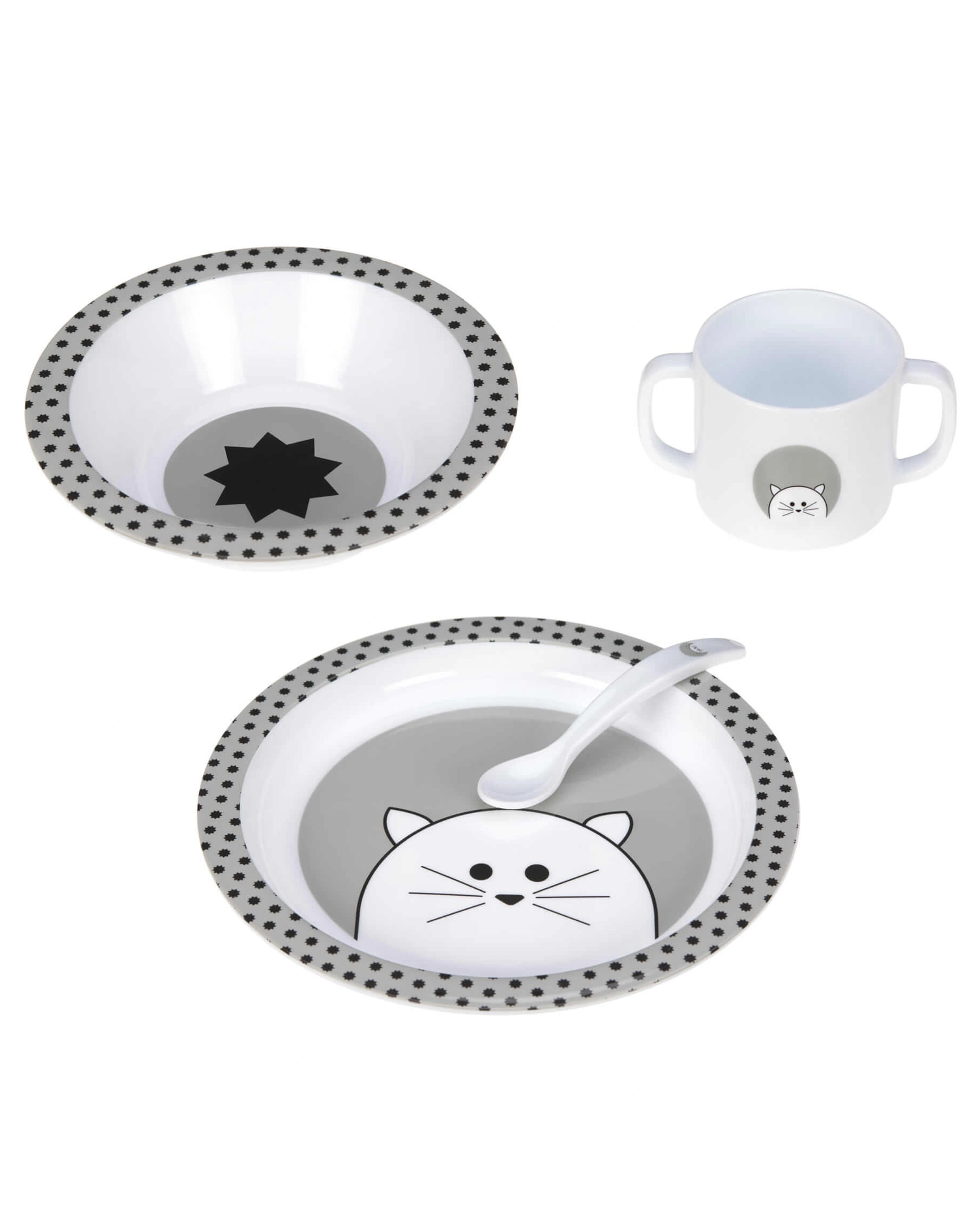 Kindergeschirr-Set LITTLE CHUMS CAT 4-teilig