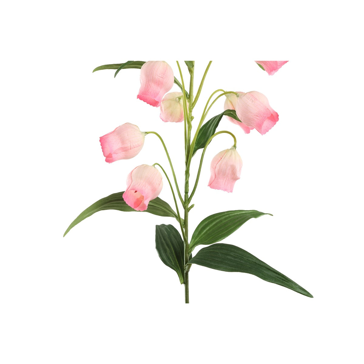 Ptmd branche artificielles sandersonia - 44x26x100 cm - plastique - rose