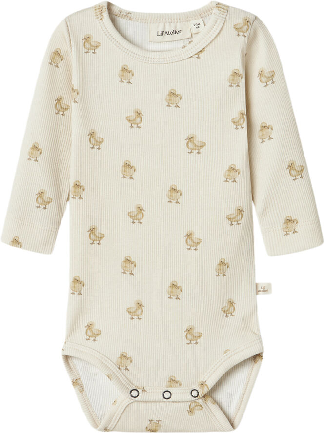 Lil' Atelier NBNLAVO EMO LS SLIM BODY LIL Turtledove/duck
